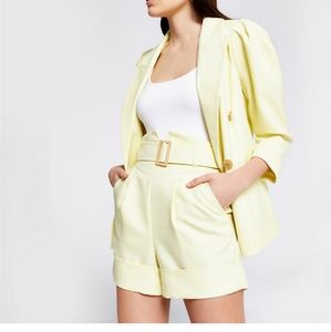 River island yellow suit